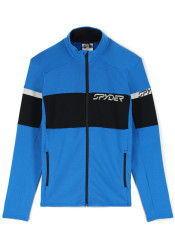 Men's sweatshirt Spyder Speed Full Zip Col/Blk