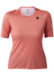 Fox W Flexair Ascent Ss Jersey Salmon