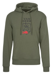 Van Deer Logo Hoodie khaki