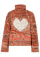 preview Goldbergh Aimee Long Sleeve Knit Sweater Army/Orange