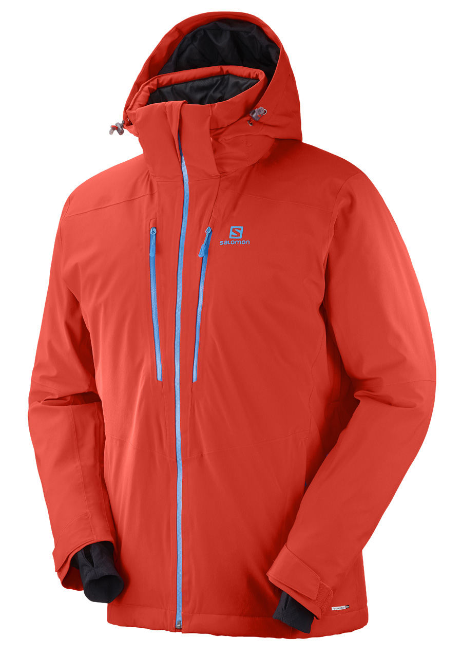 Men's ski jacket Salomon Icefrost red | David sport Harrachov