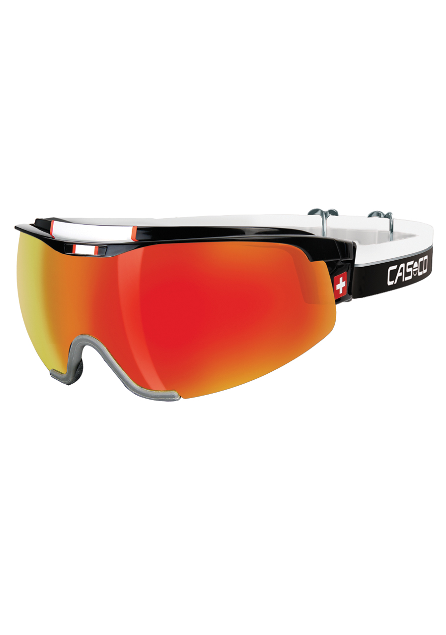Cross-country ski glasses Casco Spirit Carbonic Black / Red SWISS Edition |  David sport Harrachov