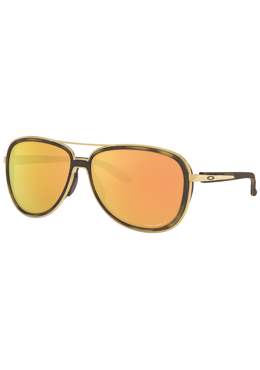 Ladies' OAKLEY Sunglasses 4129-1458 Split Time BrwnTort w /  PRIZMRoseGoldPol | David sport Harrachov